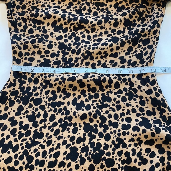 Reformation Port Leopard- Print Midi Dress Size 2 - Picture 11 of 14